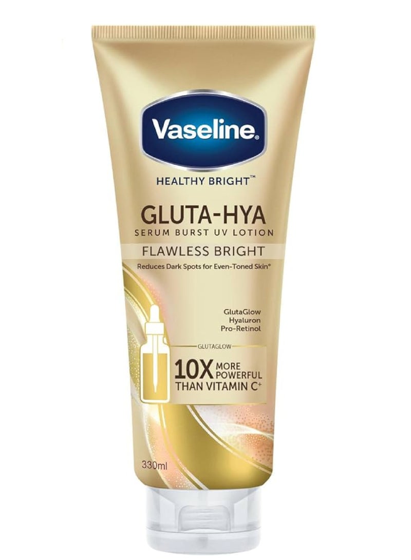 VASELINE GLUTA-HYA SERUM BURST LOTION(FLAWLESS BRGHT) 330ML